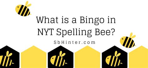 TUESDAY Hi busy bees Welcome to todays Spelling Bee forum. . What does bingo mean in nyt spelling bee
